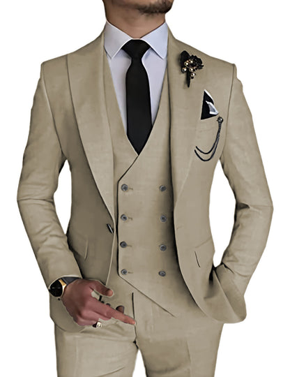 Business Casual Men's Three-piece Suit