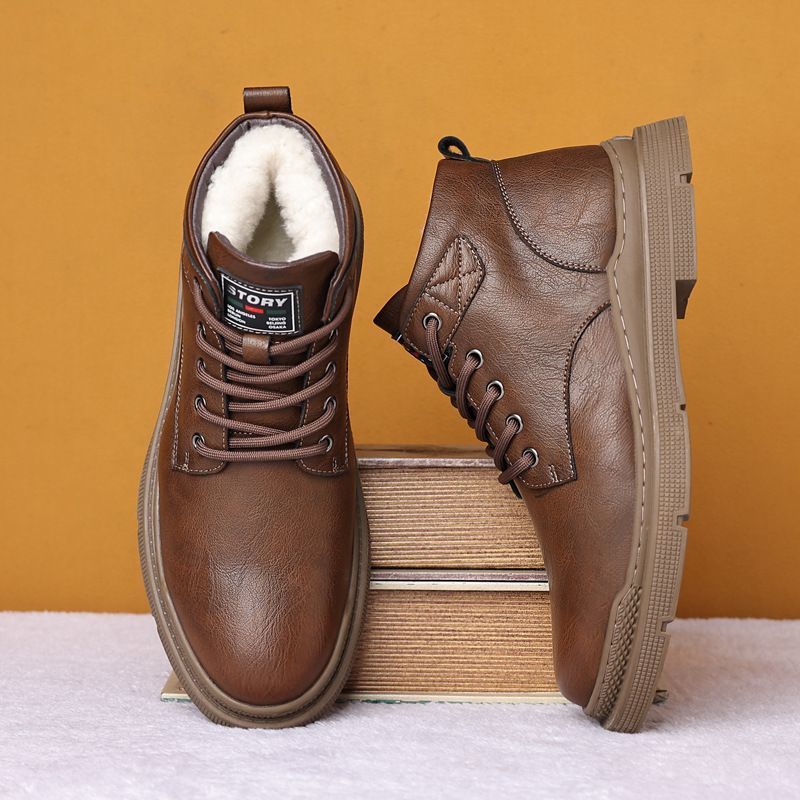 Botas tácticas Martin para hombres, cómodas y versátiles para otoño e invierno.