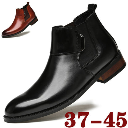 Zapatos para hombre estilo británico retro Chelsea