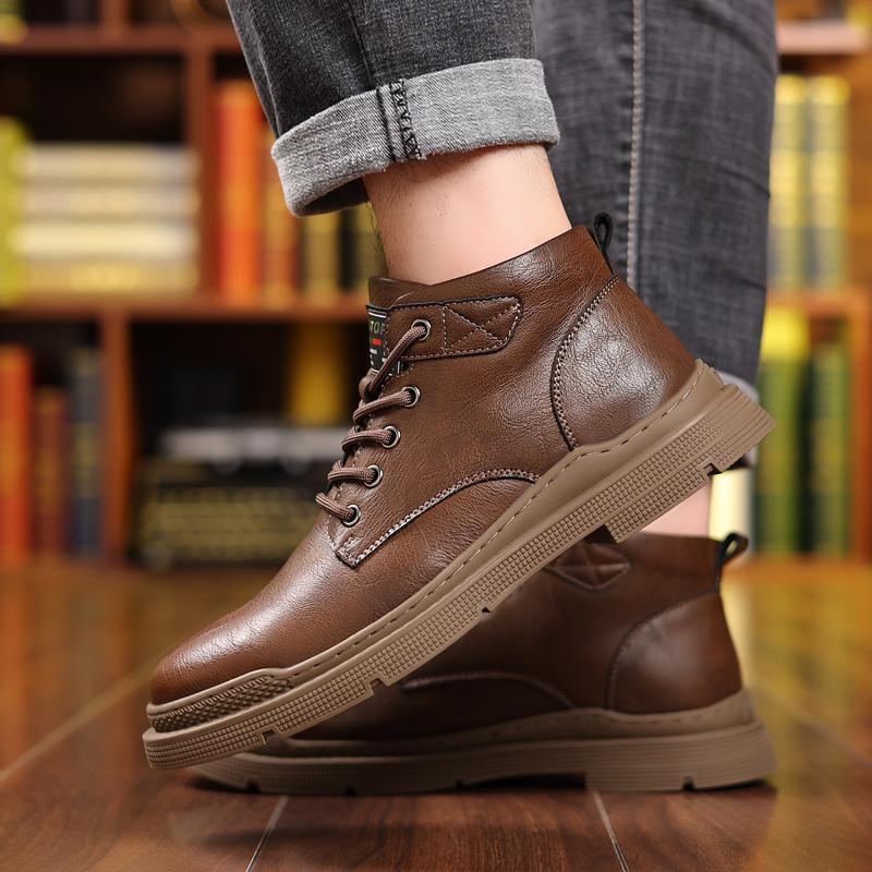 Botas tácticas Martin para hombres, cómodas y versátiles para otoño e invierno.