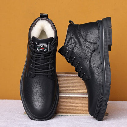 Botas tácticas Martin para hombres, cómodas y versátiles para otoño e invierno.