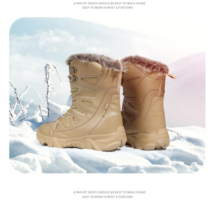 Botas altas de invierno Forro polar Cálido