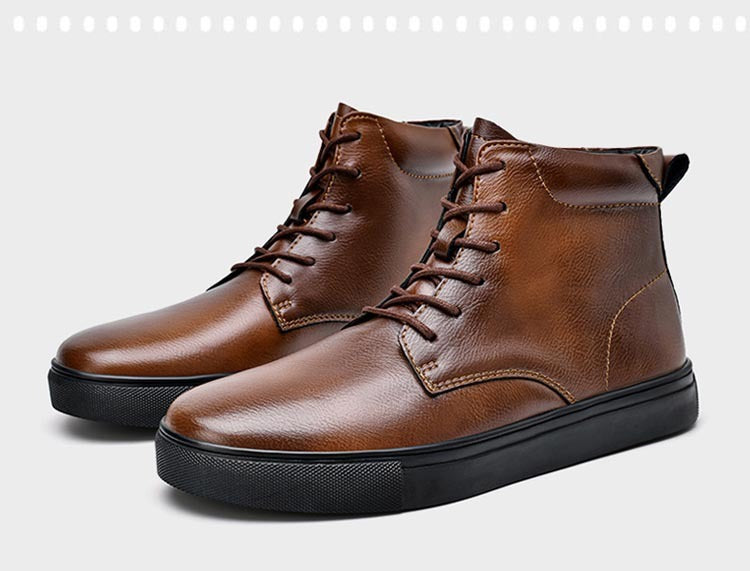 Botas planas informales para hombre