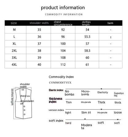 Chaleco estilo italiano de negocios delgado con doble botonadura