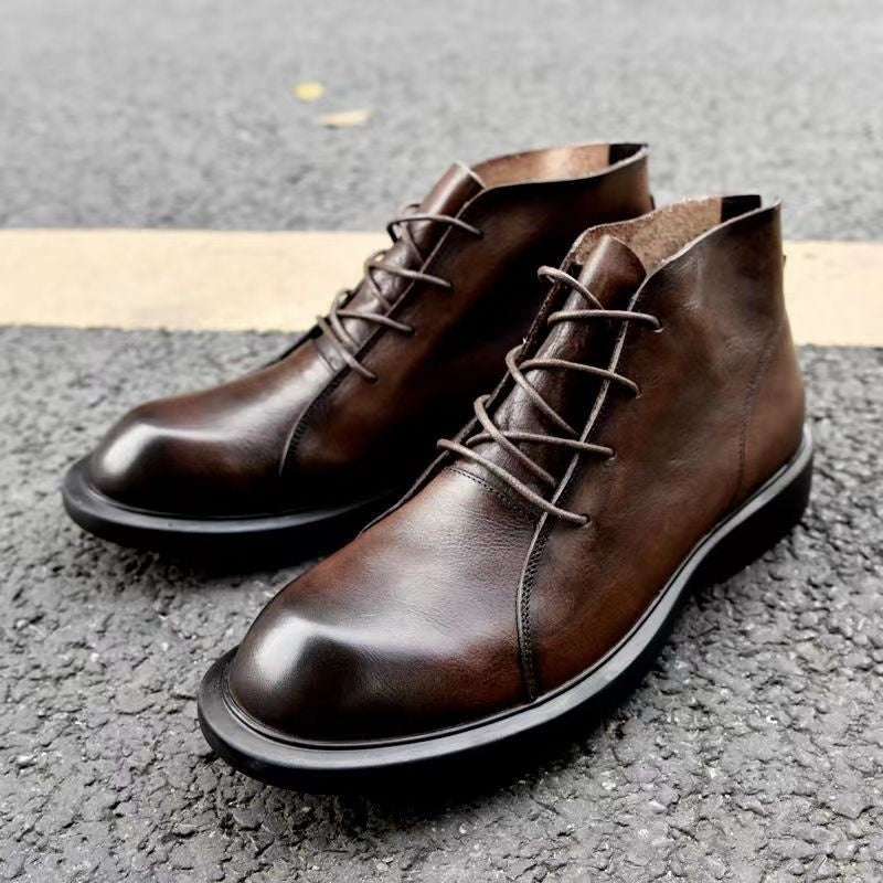 Botas estilo retro para hombre.