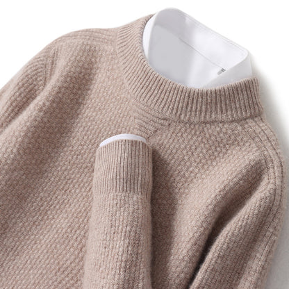 Winter Rhombus Cashmere Sweater Men