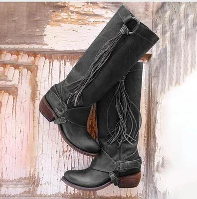 Botas largas estilo caballeria