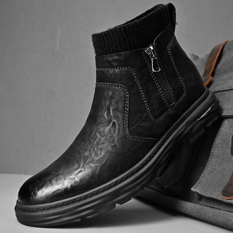 Botas para hombres, con calcetines integradas