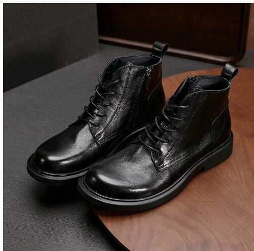 Botas Martin de moda de cuero genuino para hombres