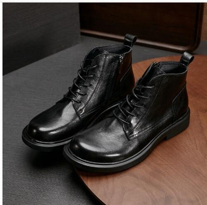 Botas Martin de moda de cuero genuino para hombres