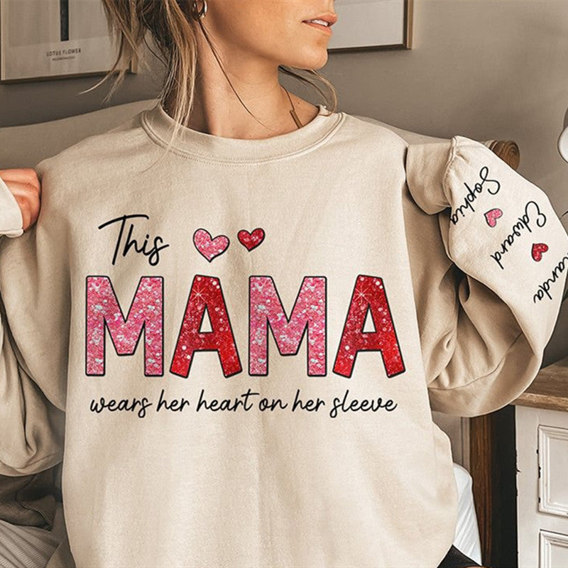 Fashion DIY Women's Mother's Day Sweater