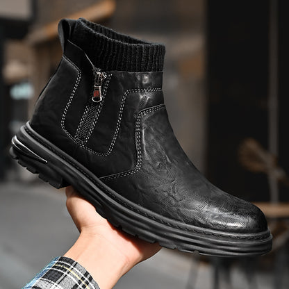 Botas para hombres, con calcetines integradas