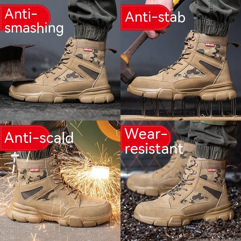 Zapatos de protección laboral antis aplastantes