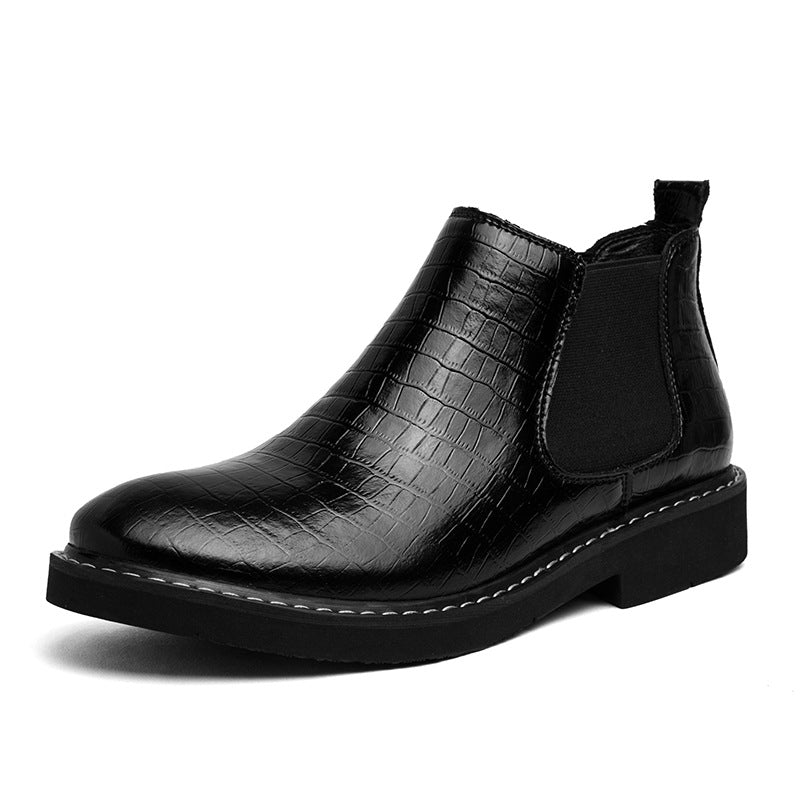 Botas casual de cuero para hombre