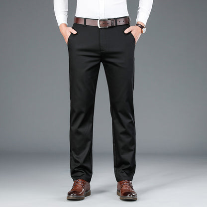 Men's Middle-aged Loose Business Casual Pants