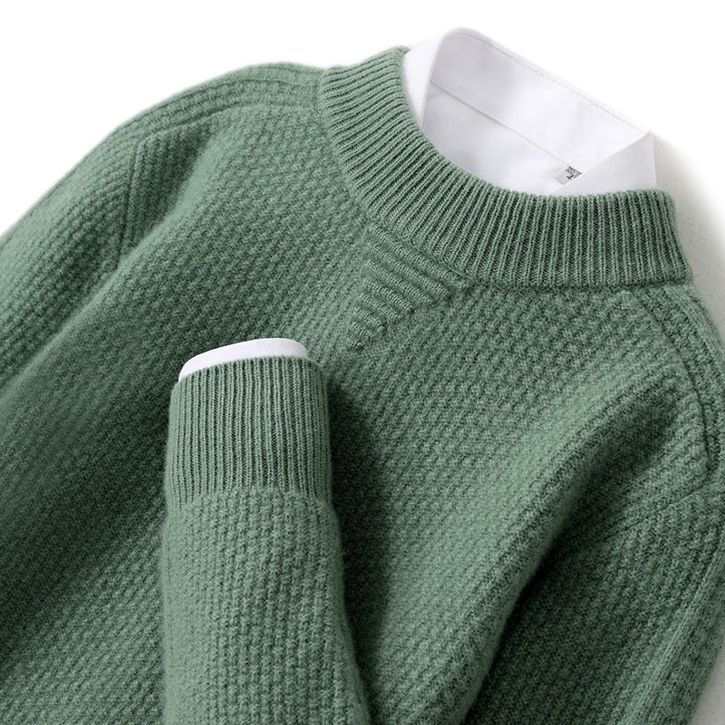 Winter Rhombus Cashmere Sweater Men