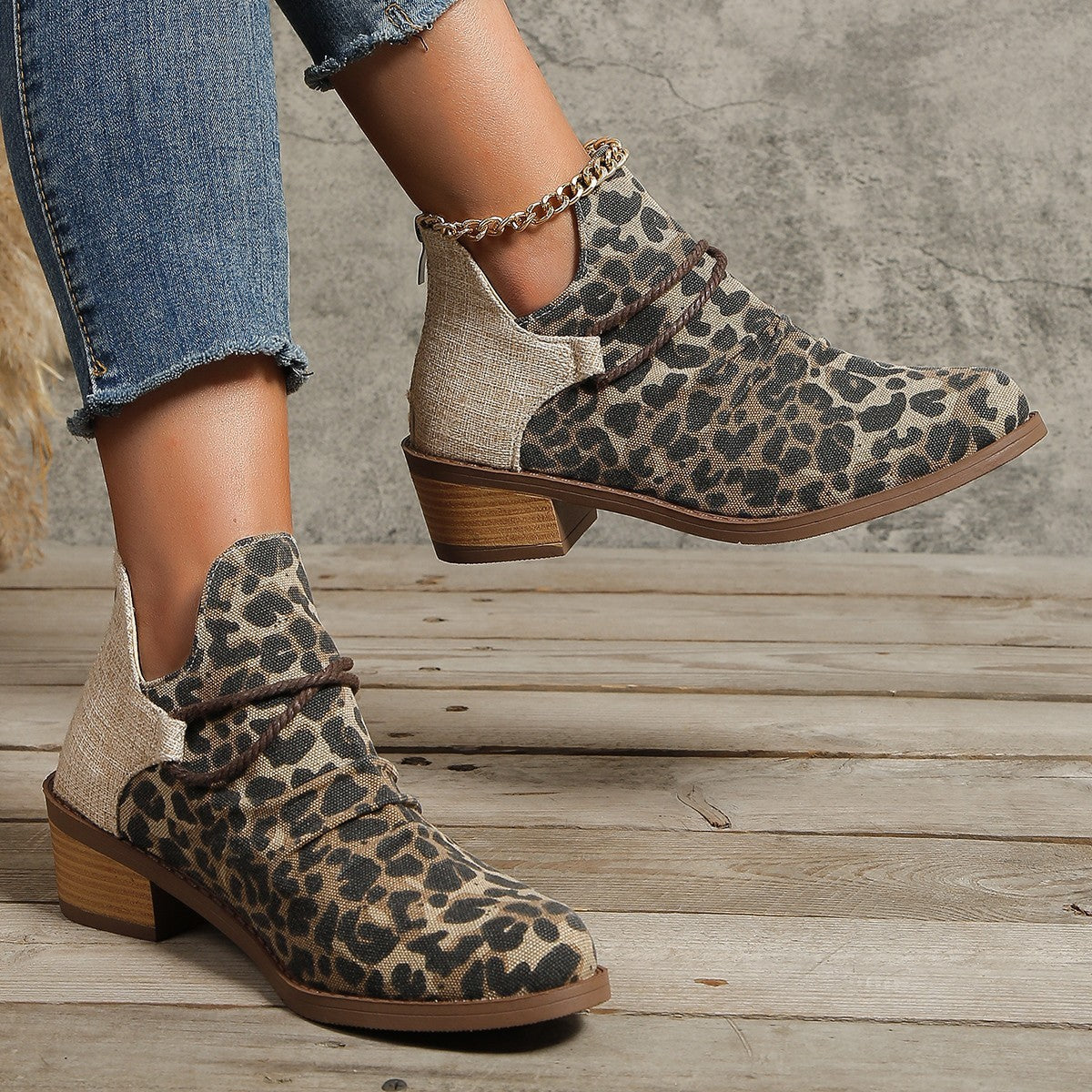 Botas estilo vintage de talla grande