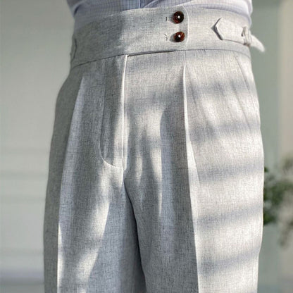 Pantalones caídos rectos de cintura alta que combinan con todo