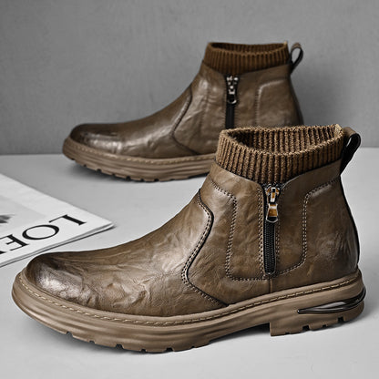 Botas para hombres, con calcetines integradas